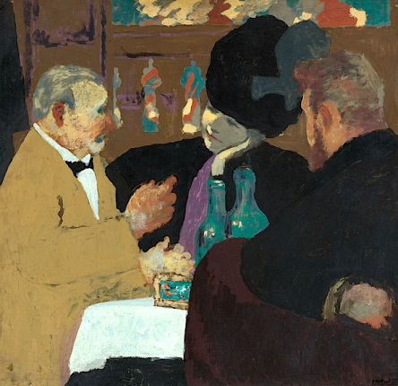 爱德华·维亚尔《la partie de plaisir》，布面油画，高73·6x宽76.8cm，1898年，私人收藏.png